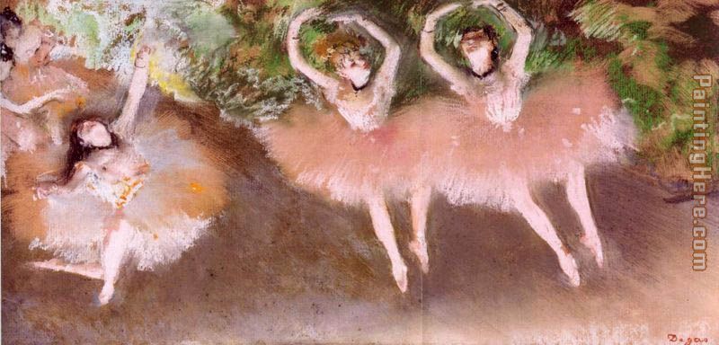 Ballet Scene painting - Edgar Degas Ballet Scene art painting